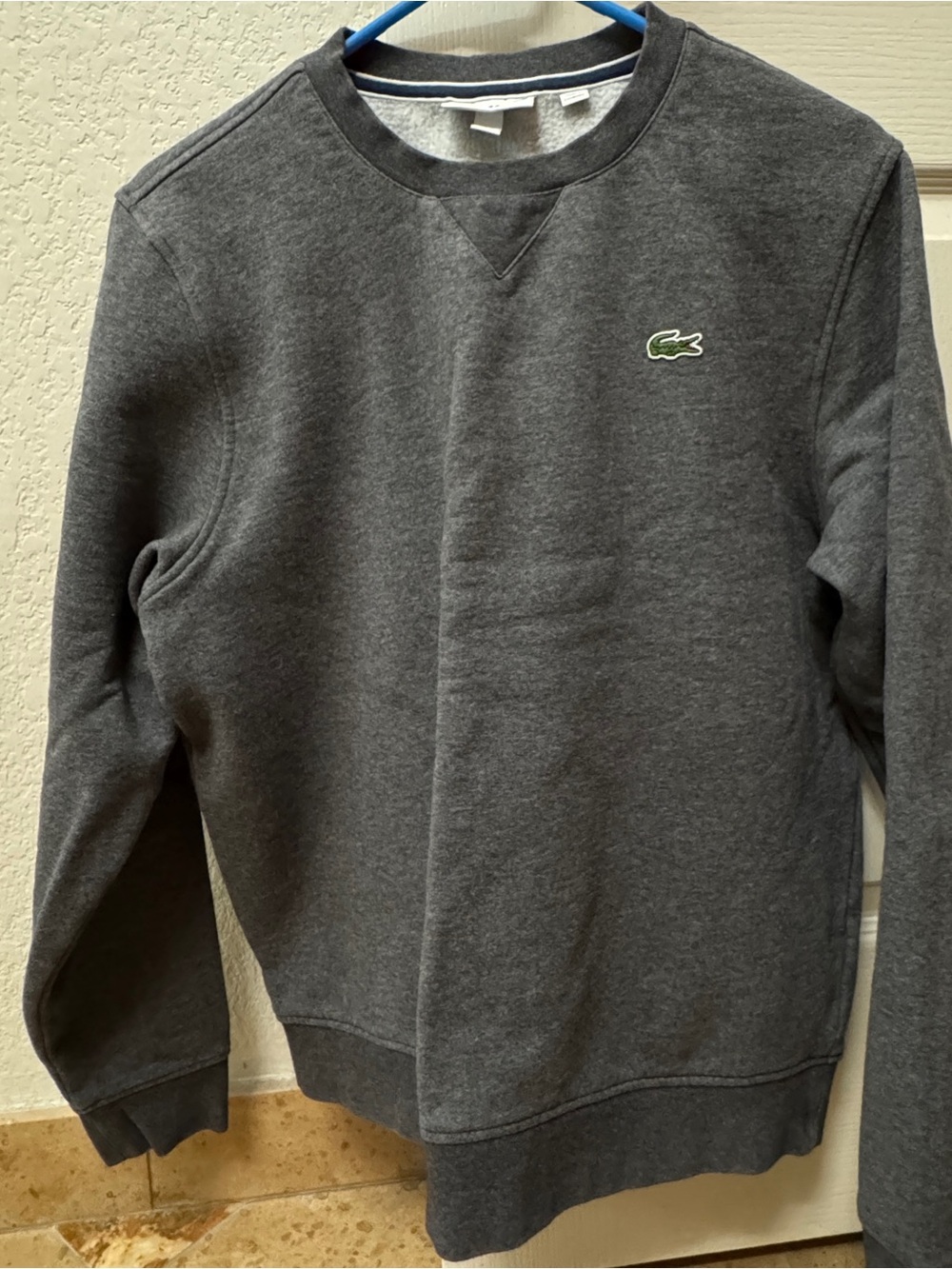 Lacoste Dark Gray Crewneck Sweatshirt (Men)
